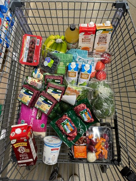 Aesthetic Grocery Haul, Healthy Shopping Cart, Whole Foods Aesthetic Shopping, Healthy Grocery Cart, Grocery Cart Aesthetic, Grocery Haul Aesthetic, Healthy Grocery Haul, Grocery Aesthetic, Cart Aesthetic