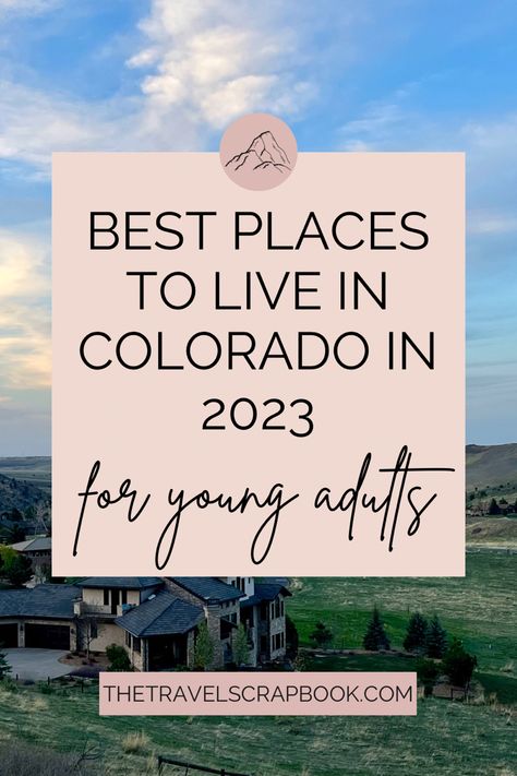 Click to find out where the top 5 best places to live in Colorado in 2023 for young adults are. #colorado Colorado Springs Living, Durango Colorado, Colorado Living, Moving To Colorado, Red Rock Amphitheatre, Living In Colorado, Ski Town, Colorado Hiking, Colorado Homes