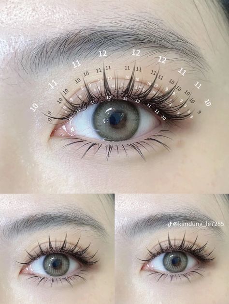 Manga Lashes Map, Natural Fake Eyelashes, Pop Makeup, Curl Hair With Straightener, Lashes Fake Eyelashes, Eyelash Tips, Eyelash Extensions Styles, Cluster Eyelashes, Perfect Eyelashes