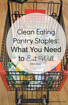 Clean Eating Pantry, Grocery Ideas, Clean Pantry, Pantry List, Clean Eating Grocery List, Pantry Ideas, Healthy Grocery List, Eating Tips, Healthy Clean Eating