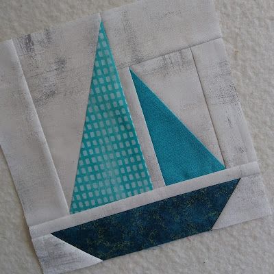 Sailing Quilt Patterns, Sailboat Quilt Pattern, Beach Quilt Blocks, Summer Quilt Blocks, Nautical Quilt Pattern, Nautical Quilts Ideas, Nautical Quilt Blocks, Coastal Quilt Patterns, Fish Quilt Block