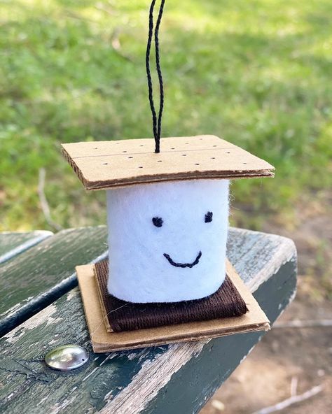 DIY Crafty S'more • Fun Camp Crafts for Kids Camping Crafts Preschool, Tent Craft, Camping Preschool, Camping Theme Preschool, Adventure Crafts, Camping Crafts For Kids, Fun Camp, Camp Activities, Camp Crafts