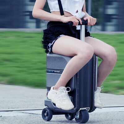 26L Portable SmartSuitcase ScooterRideable TravelScooter... Electric Suitcase, Suitcase Scooter, Scooter Luggage, Picnic Photography, Bicycle Sport, Travel Trunk, Family Picnic, Carry On Suitcase, Beach Picnic