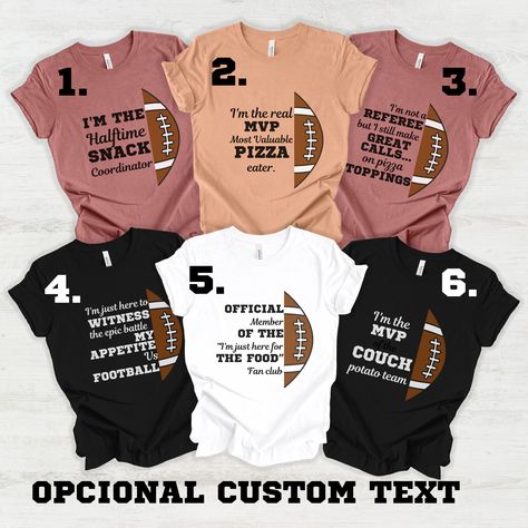 Funny Super Bowl Shirt, Super Bowl 2023 Shirt, Football Shirt, Sarcastic Football Shirt, Funny Sports Shirt, Funny Group Matching Shirt Superbowl Funny, Funny Sports Shirts, Funny Football Shirts, Superbowl Sunday, Sunday Football, Group Matching, Funny Football, Football Lover, Football Sunday