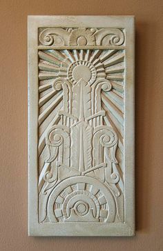 Art Deco Desen, Tile Sculpture, Bas Relief Art, Relief Tiles, Relief Tile, Art Deco Ideas, Art Deco Artwork, Relief Art, Art Deco Inspiration