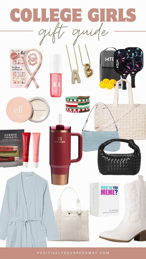 Need unique gifts for a college girl? This guide offers trendy picks under $50 that are perfect for Christmas. Save this to your gift ideas board! Christmas Ideas For College Girl, Christmas Gift Ideas For College Girl, Gifts For College Girls Ideas, College Girl Christmas Gifts, Gifts For College Boys, Girl Christmas Gifts, Trendy Christmas Gifts, College Girl Gifts, Christmas Gifts For Teenagers