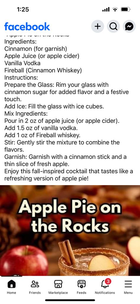 Cinnamon Whiskey, Fireball Whiskey, Vanilla Vodka, Whiskey Cocktails, Apple Pie Recipes, Fresh Apples, On The Rocks, Old Recipes, Apple Juice