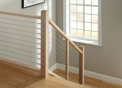 Interior Cable X Stair Railing, Loft Cable Railing, Cable Wire Staircase, Cable Wire Railing Indoor, Cable Railing Loft, Cable Stair Railing Interior, Cable Railing Stairs Interior, Diy Cable Railing Interior, Wood And Cable Stair Railing