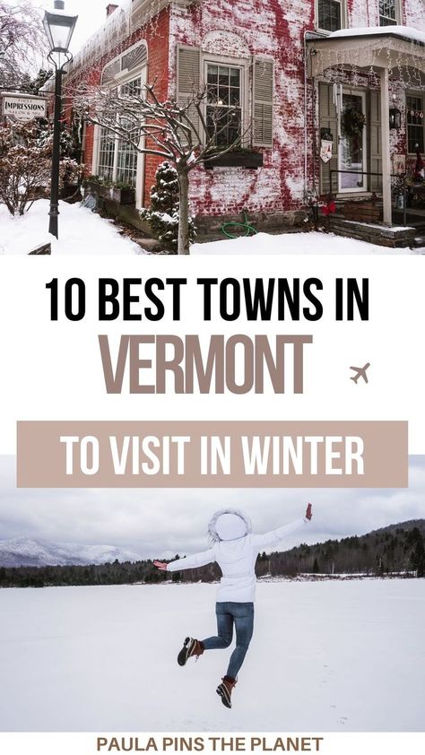 Vermont in winter Stowe Vermont Winter, Places To Visit In Vermont, Vermont Skiing, Romantic Winter Getaways, Winter Family Vacations, Killington Vermont, Montpelier Vermont, Vermont Winter, Best Winter Vacations