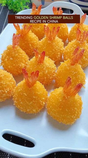 Wayne Shen on Instagram: "Deep fried golden shrimp balls recipe in China #recipe #chinesefood #cooking #shrimp #potato #deepfried" Shrimp Balls Recipe, Potato Shrimp, Prawn Fritters, Cooking Shrimp, Deep Fried Shrimp, Shrimp Balls, Shrimp Cakes, Popcorn Shrimp, Breaded Shrimp