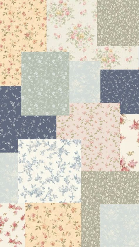 Cute little wallpaper I made but without the heart thingie #floral #spring #collageart #quilt #vintage #wallpaper Patchwork Wallpaper Iphone, Floral Collage Wallpaper, Widgetsmith Themes, Patchwork Wallpaper, Quilt Wallpaper, Simplistic Wallpaper, Quilt Vintage, Simple Iphone Wallpaper, Spring Wallpaper