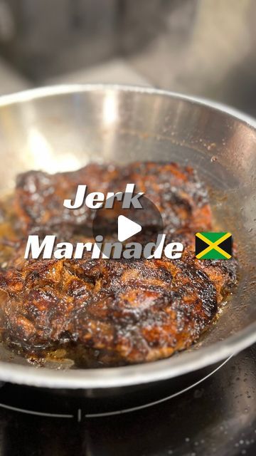 Xavier Bramble on Instagram: "My JERK CHICKEN marinade, RECIPE
BELOW

2 brown onions
4 scallions/spring onions
5 garlic cloves
Thumb sized peice of ginger
2 scotch bonnets
10 sprigs of fresh thyme
2 cloves
1 tbsp allspice berries
2 tbsp black peppercorns
1 tsp ground nutmeg
2 tbsp magnum (optional)
2 tbsp white vinegar
1/2 lime juices
1 tsp cinamon
2 top brown sugar
1 tosp soy sauce
1 tbsp browning
2 tbsp extra virgin olive oil
1 tbsp salt

#jerkchicken #jerkmarinade #jamaicanfood" Ginger Marinade Chicken, Jerk Marinade Recipes, Jerk Chicken Marinade, Jerk Marinade, Jerk Chicken Recipe, Chicken Receipes, Chicken Marinade, Scotch Bonnet, Spring Onions