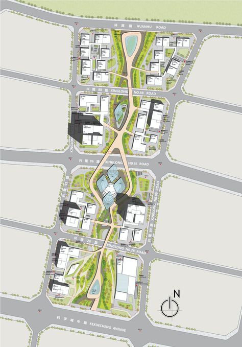 Landscape Architecture Plan, Urban Design Graphics, Urban Design Architecture, Urban Design Concept, Urban Design Plan, Urban Landscape Design, Cloud City, Mixed Use Development, Architecture Concept Diagram