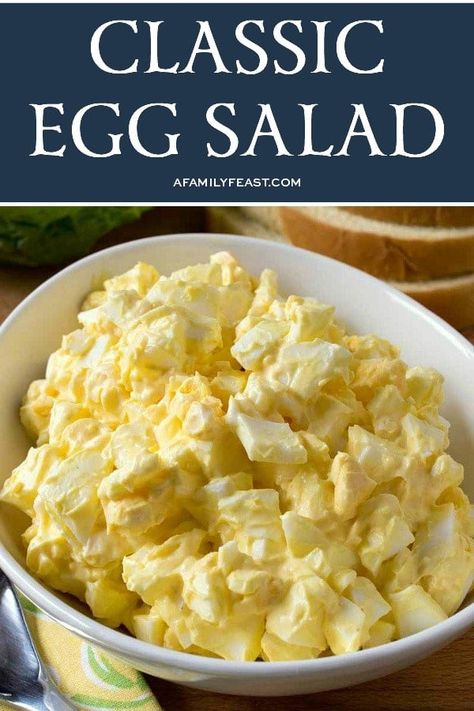 Southern Egg Salad Recipe, Southern Egg Salad, Egg Salad Recipe With Relish, Egg Salad Recipe Easy, Classic Egg Salad Recipe, Southern Style Potato Salad, Deviled Egg Salad, Egg Salad Sandwich Recipe, Best Egg Salad Recipe