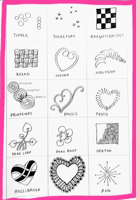 Zentangle & Doodling Art 🖋️ | Easy Zen Tangle Patterns Zen Doodle Art Zentangle Patterns, Zen Tangle Patterns Easy, Zen Doodle Patterns Easy, Zen Dangles, Zen Tangle Patterns, Zen Patterns, Easy Zentangle Patterns, Doodling Art, Easy Zentangle