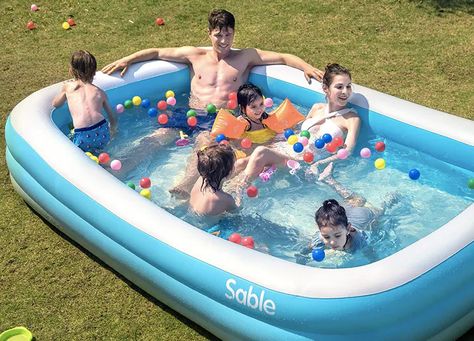 The Best Inflatable Pools of 2020 - PureWow Blow Up Pool, Backyard Summer, Family Swimming, Dog Pool, Cool Swimming Pools, Family Pool, Rectangular Pool, Above Ground Swimming Pools, Kiddie Pool