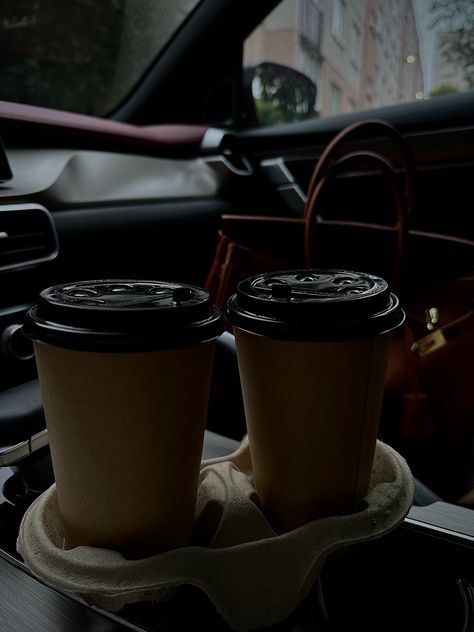 Car Coffee Aesthetic, Coffee In Car Aesthetic, Coffee In Car, Car Coffee, Instagram Movie, Photography Tips Iphone, Inside Car, Coffee Instagram, Biker Love