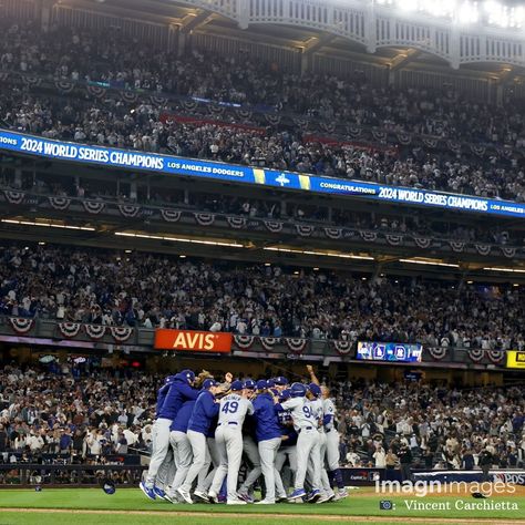 DODGERS WIN THE WORLD SERIES Oct 30, 2024; Bronx, New York, USA; Los Angeles Dodgers first baseman Freddie Freeman celebrates after the final out against the New York Yankees during game five of the 2024 MLB World Series at Yankee Stadium. #onassignment #mlb #worldseries #ladodgers #nyyankees #dodgers #yankees #sports #sportscoverage #baseball #boysofsummer #baseballislife #worldserieschampions Dodgers Stadium, Dodgers World Series, Dodgers Win, Freddie Freeman, Mlb World Series, Bronx New York, Manifesting Vision Board, Dodger Stadium, Yankee Stadium