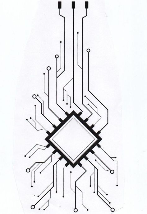 Geometric Line Tattoo Men, Cyberpunk Pattern, Futuristic Tattoo, Computer Tattoo, Circuit Tattoo, Cyberpunk Drawing, Chip Tattoo, Voronoi Diagram, Electronic Tattoo