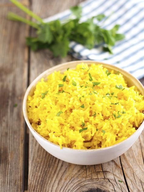 Tumeric Rice Recipe, Stovetop Rice, Ground Beef Breakfast, Yellow Rice Recipes, Turmeric Rice, Fodmap Foods, Turmeric Yellow, Gerd Diet, Fall Dinners