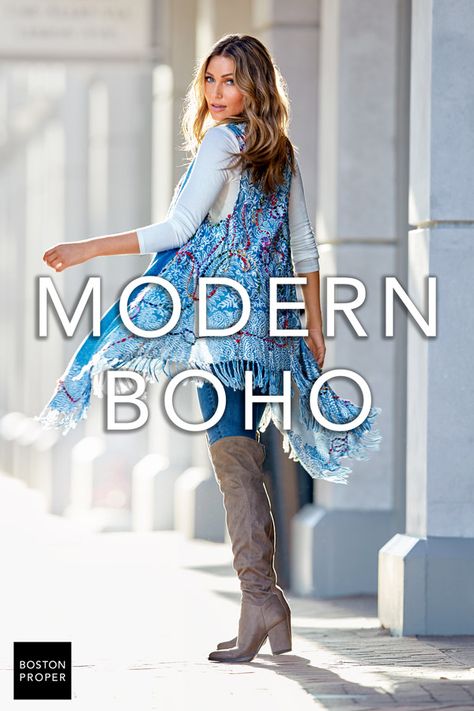 Modern Boho Chic Outfits, Bohemian Style Women, Modern Bohemian Style Clothing, Bohemian Work Outfit, Modern Boho Fashion, Boho Attire, Curated Outfit, Chic Maxi Dresses, Bohemian Style Clothing