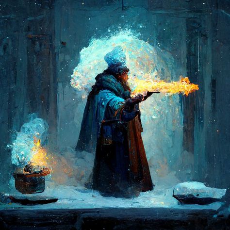 Medieval Wizard, Ice Wizard, Ice Magic, Fantasy Universe, Fire And Ice, Wizard, Cool Stuff, Darth Vader, Universe