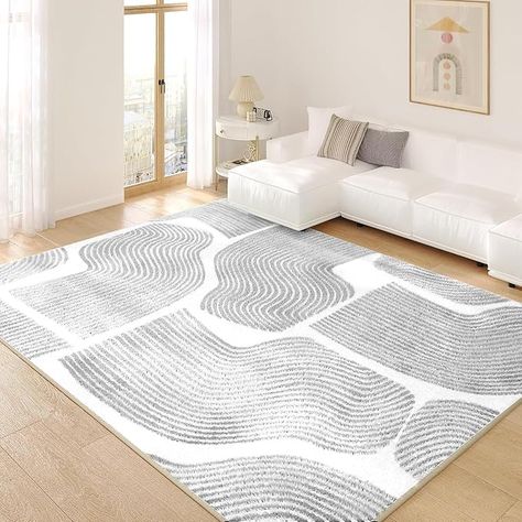 Amazon.com: ODIKA Ultra Soft Area Rug 6x9, Non Slip, Stain Resistant Living Room Rug, Washable Area Rugs for Living Room, Rugs for Bedroom, Modern Abstract Style (Beige, 6x9) : Home & Kitchen Garden Area, Living Room Rugs, Rugs For Bedroom, 5x7 Area Rug, 6x9 Area Rugs, Rugs For Living Room, Gray Bedroom, 8x10 Area Rugs, Washable Area Rugs