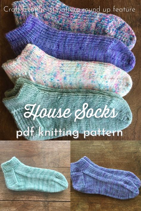 Knitted Cotton Socks Free Pattern, House Socks Knitting Pattern, Knitted Short Socks Free Pattern, Handknit Socks Free Pattern, Scrap Socks Knitting, Free Knitting Patterns For Socks, Knit Ankle Socks Free Pattern, Short Socks Knitting Pattern, Kids Socks Knitting Pattern Free