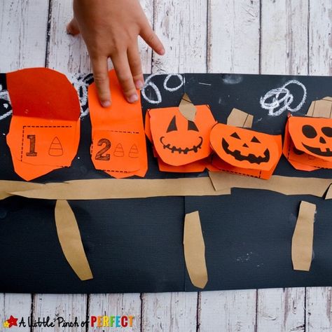 5 Little Pumpkins Flap Book Craft and Free Template - Preschool Pumpkins, Inside Of A Pumpkin, Kindergarten October, 5 Little Pumpkins, Pumpkins Kindergarten, Hungry Caterpillar Craft, Pumpkin Song, Five Little Pumpkins, Caterpillar Craft