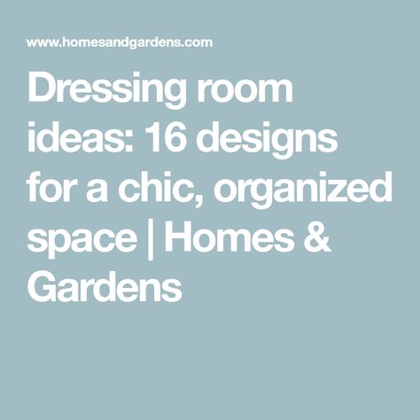 Dressing room ideas: 16 designs for a chic, organized space | Homes & Gardens Dressing Room Wall Decor, Dressing Room Layout, Pale Pink Bedrooms, Room Ideas Luxury, Emma Lewis, Dressing Room Ideas, Freestanding Mirrors, Beautifully Organized, Romantic Wallpaper