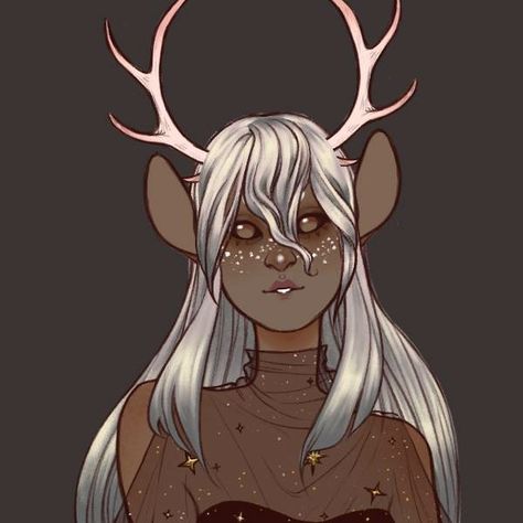 Dnd Tiefling Oc, Demi Human Character Design, Dnd Character Design Inspiration, Tiefling Ideas, Tiefling Oc, Deer Oc, Oc Makers, Picrew Maker, Dnd Tiefling