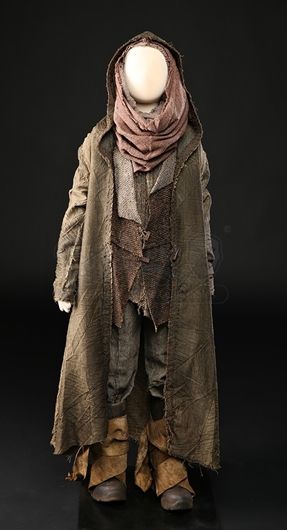 Young Ham Costume - Current price: $120 Ragged Outfit, Winter Apocalypse Outfit, Desert Clothes, Wasteland Fashion, Desert Aesthetic Fashion, Post-apocalyptic Cosplay Costume For Costume Parties, Hooded Post-apocalyptic Outerwear For Halloween, Post-apocalyptic Costumes For Cosplay, Post-apocalyptic Mask For Costumes