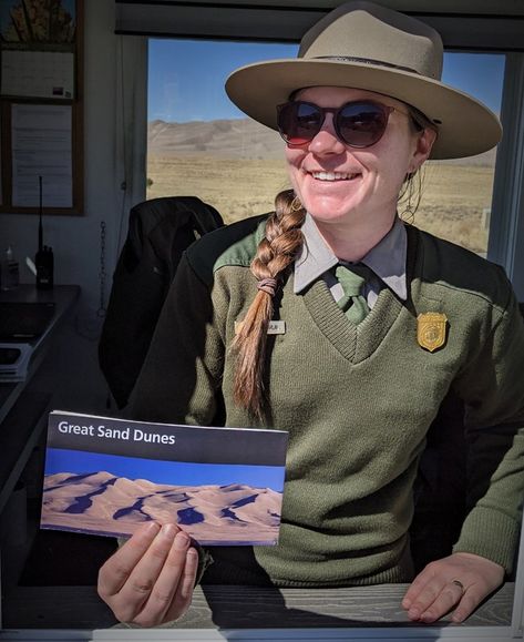 Ranger Uniform, Park Ranger Costume Women, National Park Ranger Aesthetic, National Park Ranger, Park Ranger Outfit, Park Ranger Costume, Park Ranger Aesthetic, Volunteer Shirt, Police Outfit