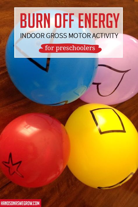 Saving this for our next day of stuck-inside playtime! Love this simple gross motor game for kids! Gross Motor Literacy Activities, Pre K Rainy Day Activities, Pre K Gross Motor Activities, Gross Motor Skills Activities For Preschoolers, Pre K Pe Games, Shapes Games For Kids, Gross Motor Games For Preschoolers, Preschool Pe, Physical Literacy