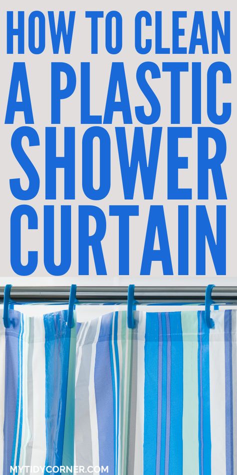 Clean Shower Curtain Liner, Parisian Chic Bedroom, Wash Shower Curtain, Yellow Shower Curtains, Plastic Shower, Plastic Curtains, Plastic Shower Curtain, Cleaning Curtains, How Do You Clean