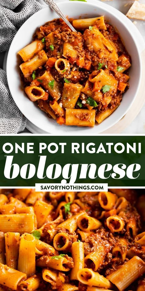 Rotini Pasta Bolognese, Instapot Pasta Recipes Beef, Pasta With Ground Beef And Peas, Creamy Tomato Pasta With Ground Beef, Prego Pasta Sauce Recipes, One Pot Ground Beef Pasta Recipes, One Pot Bolognese Pasta, Red Sauce Pasta Recipes Ground Beef, Ground Beef Pasta Recipes Healthy