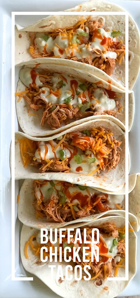 Chinese Chicken And Rice, Germany Recipes, Chicken Tacos Recipe Easy, Buffalo Chicken Tacos, Shredded Buffalo Chicken, Chicken Tacos Easy, Buffalo Chicken Recipes, Shredded Chicken Tacos, Chicken Taco Recipes