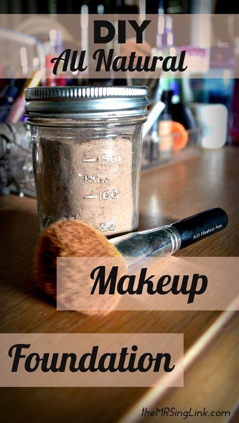 How to make your own diy makeup foundation | All natural makeup foundation powder | All ingredients you can find around the house Diy Makeup Foundation, Diy Natural Makeup, Foundation Tutorials, Diy Foundation, Diy Makeup Recipe, Make Up Foundation, Make Your Own Makeup, Makeup Recipes, Homemade Makeup