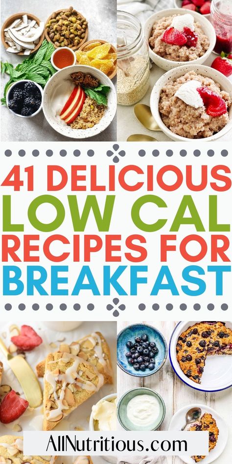 Low Calorie Breakfasts, Healthy Low Calorie Breakfast, Low Cal Breakfast, Low Fat Breakfast, Low Calorie Breakfast, Healthy Low Calorie Meals, Diet Breakfast, Low Cal Recipes, No Calorie Foods