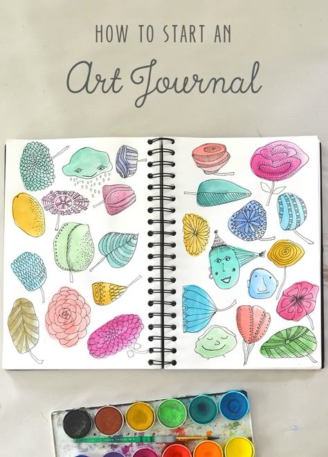 Journal Techniques, Art Journal Prompts, Doodle Art Journals, Art Therapy Activities, Art Journal Techniques, Fantasy City, Nature Green, Art Journal Ideas, Art Prompts