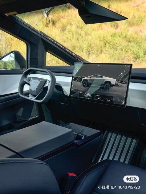 Tesla Interior, Concept Vehicles Sci Fi, Electric Pickup, Tesla Cybertruck, Kobe Bryant Wallpaper, Tesla Car, Rolls Royce Phantom, Tesla S, Truck Interior