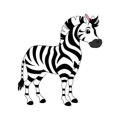 Zebra Face Drawing, Zebra Cartoon, Zebra Drawing, Zebra Pictures, Zebra Face, Book Reference, Hair Stenciling, Easy Cartoon Drawings, Drawing Templates