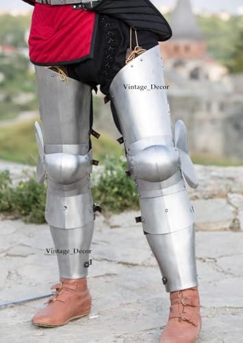 Medieval Knight Costume, Leg Armor, Medieval Boots, Costume Armour, Combat Armor, Knight Costume, Larp Armor, Fantasy Gifts, Boy Halloween Costumes