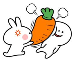 Cute Cartoon Rabbit, Funny Rabbit Drawing, Rabbit Funny Cartoon, Bunny Reactions Kawaii, Funny Cartoon Drawings, Panda Hug, Rabbit Meme, Chibi Cat, Emoji Art