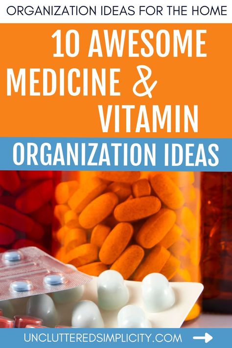 Looking for organization ideas for your home? Here are 10 best organization ideas to organize vitamins and medicines! Medicine Organizer Ideas, Storing Medication Ideas, Pill Bottle Organization Storage, How To Organize Vitamins, How To Organize Vitamin Bottles, Pill Bottle Storage Ideas, How To Store Vitamins On Counter, Organize Supplements And Vitamins, Prescription Bottle Organization