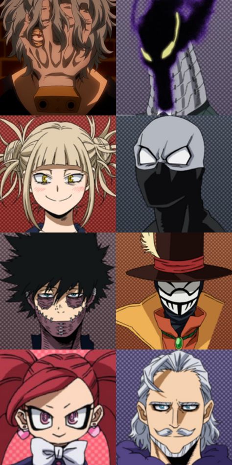 Mha Villains Names, League Of Villains Bnha Wallpaper, My Hero Academia Villians, Mha League Of Villains, My Hero Academia Villains, League Of Villains Bnha, My Villain Academia, My Hero Academia Toga, Spiderman App