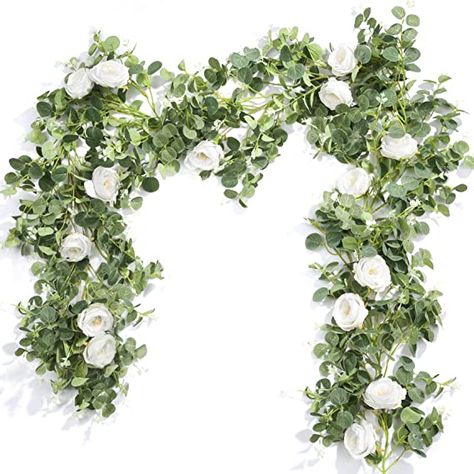 Garland For Wedding, Arch Table, Eucalyptus Flower, Artificial Eucalyptus Garland, Outdoor Backdrops, Champagne Flowers, Artificial Eucalyptus, Wedding Party Table, Eucalyptus Garland