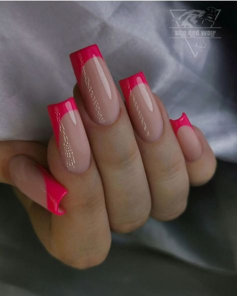 Letnji Nokti, Summer Gel Nails, Acrylic Nails Coffin Pink, Pink Vibes, Acrylic Nails Coffin, Minimalist Nails, Fancy Nails, Gorgeous Nails, Acrylic Nail Designs