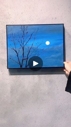 117K views · 3.3K reactions | painting made by my follower 🥰 | Arttok.w Children Drawing, Creative Arts Therapy, 2024 Art, Branch Art, Instagram Painting, Craft Club, Art How, Watercolor Techniques, Tree Painting