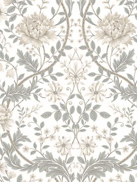 Top Wallpaper Designs Up To 25% Off Fabric Wall Decor, Paintable Wallpaper, Honeysuckle Flower, Victorian Garden, Commercial Wallpaper, Floral Damask, Damask Wallpaper, Wallpaper Direct, Grasscloth Wallpaper